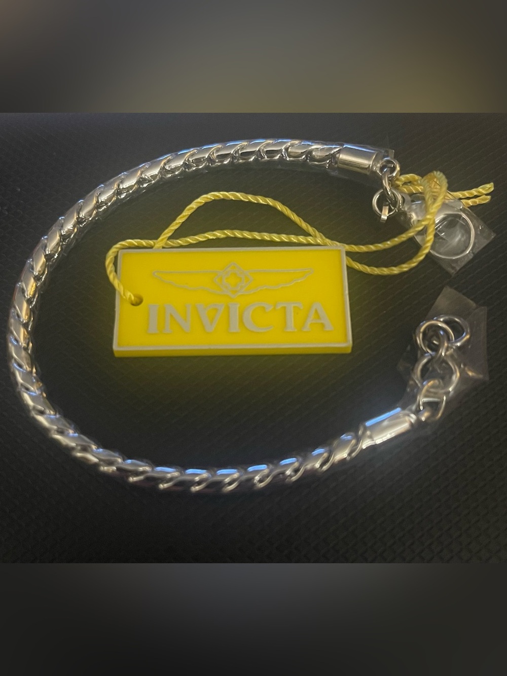 NWT Invicta Men's Silver Chain Bracelet